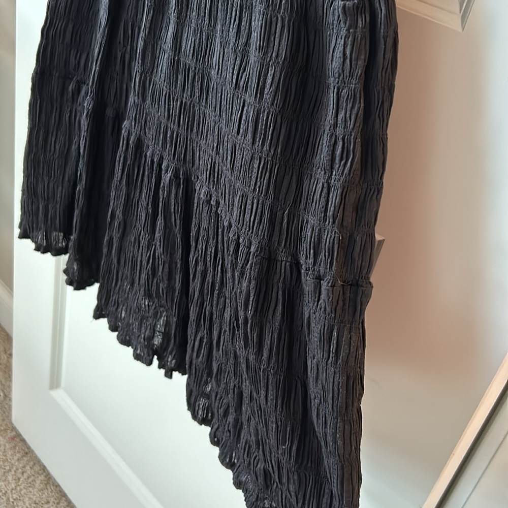 Anthro Lost + Wander Aria Smocked Off-Shoulder Maxi Dress Sz S w MEASUREMENTS - Picture 10 of 16